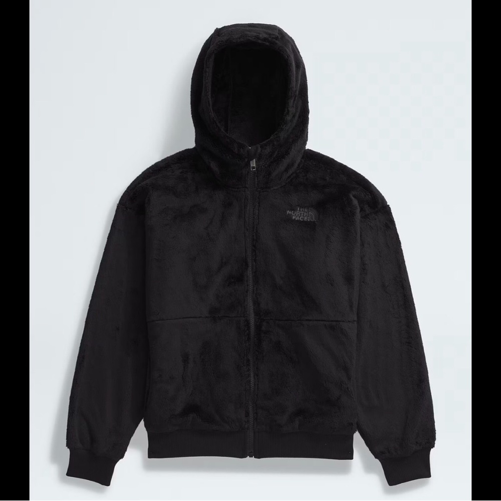 The NorthFace Osito Full Zip hoodie Black medium